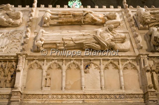 espagne catalogne 22.JPG - Tombeau des rois d'AragonMonastère de PobletLa route CistercienneCatalogne, Espagne